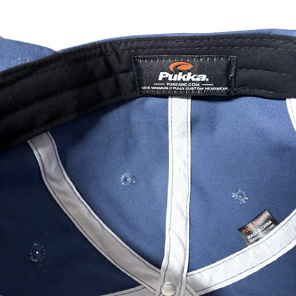 Charity Golf Tournament Hat Collectors BA Foundation Adj Blue Pukka Brand 2022 - Picture 8 of 11